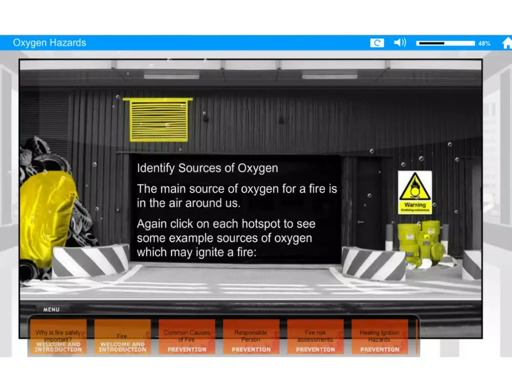 Zrzuty ekranu Fire Safety e-Learning Pro iPad 