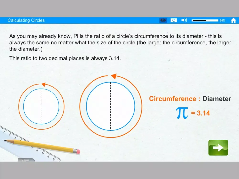 Tangkapan skrin Functional Skills Maths 2D Shapes iPad