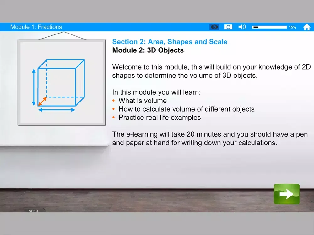 Functional Skills Maths 3D Shapes iPad  स्क्रीनशॉट