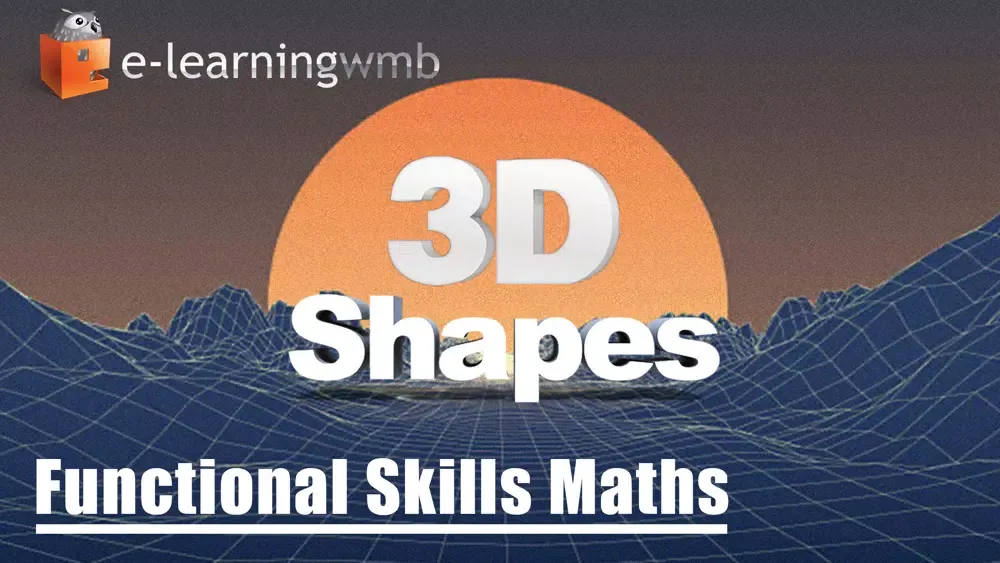 Functional Skills Maths 3D Shapes स्क्रीनशॉट