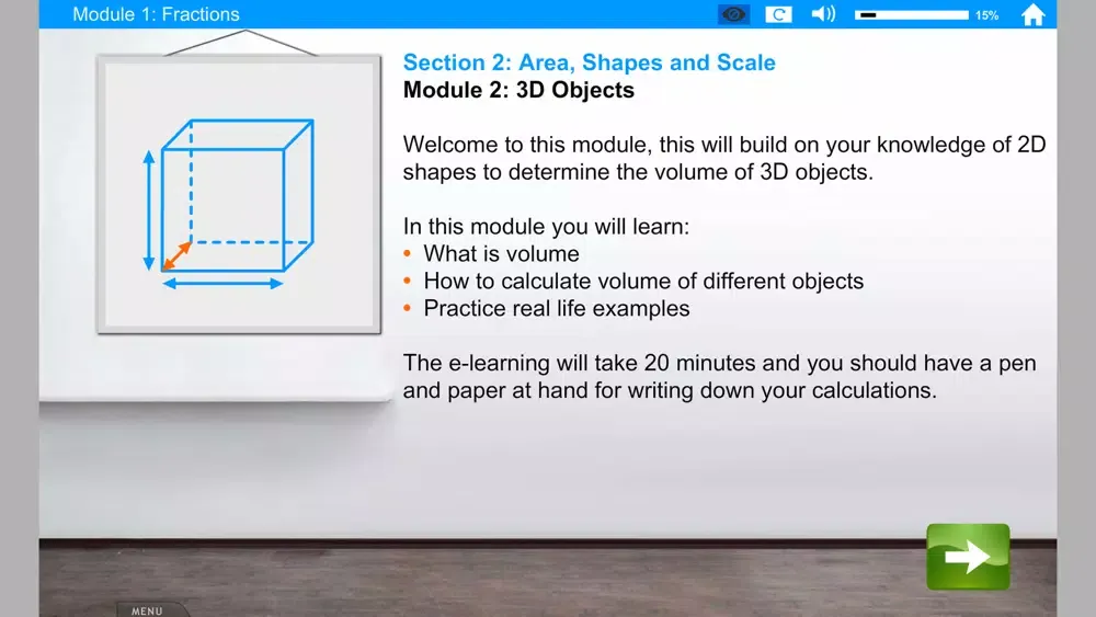 Functional Skills Maths 3D Shapes स्क्रीनशॉट