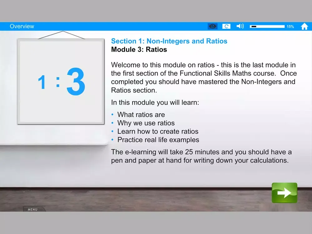 Скриншоты Functional Skills Maths Ratio iPad 