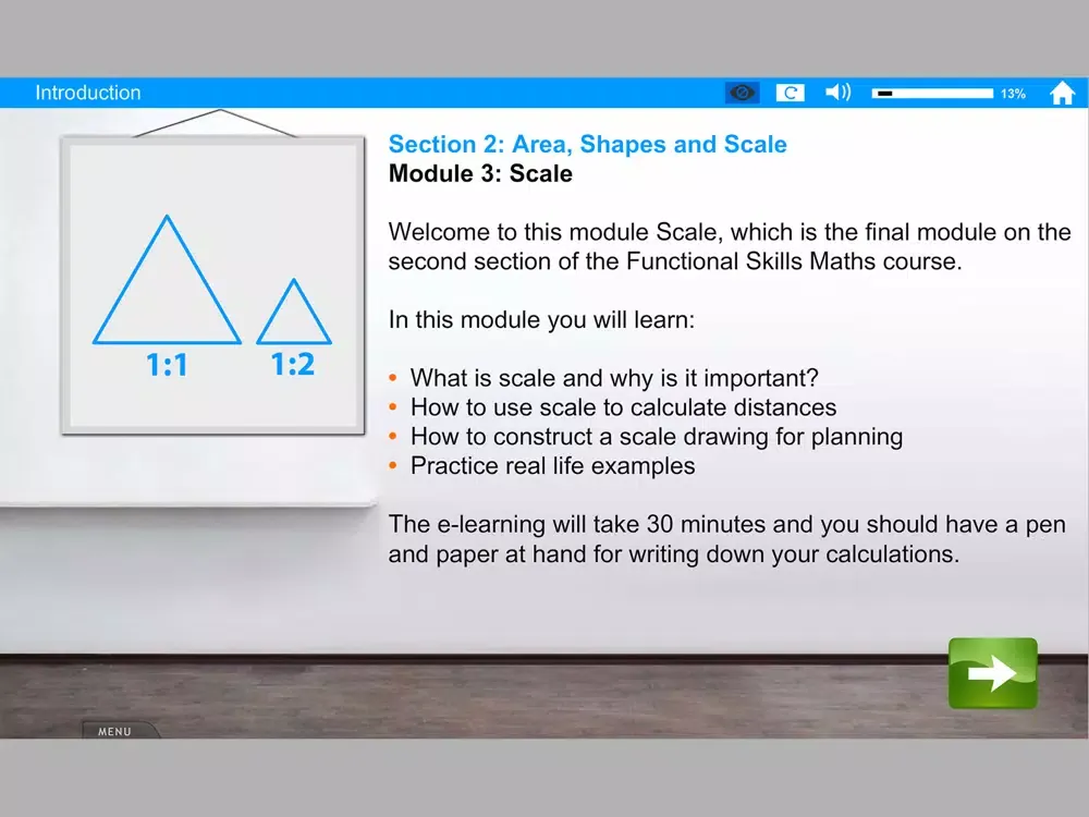 Functional Skills Maths Scale iPad  Screenshots