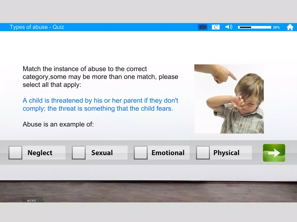 Скриншоты Safeguarding Children iPad 