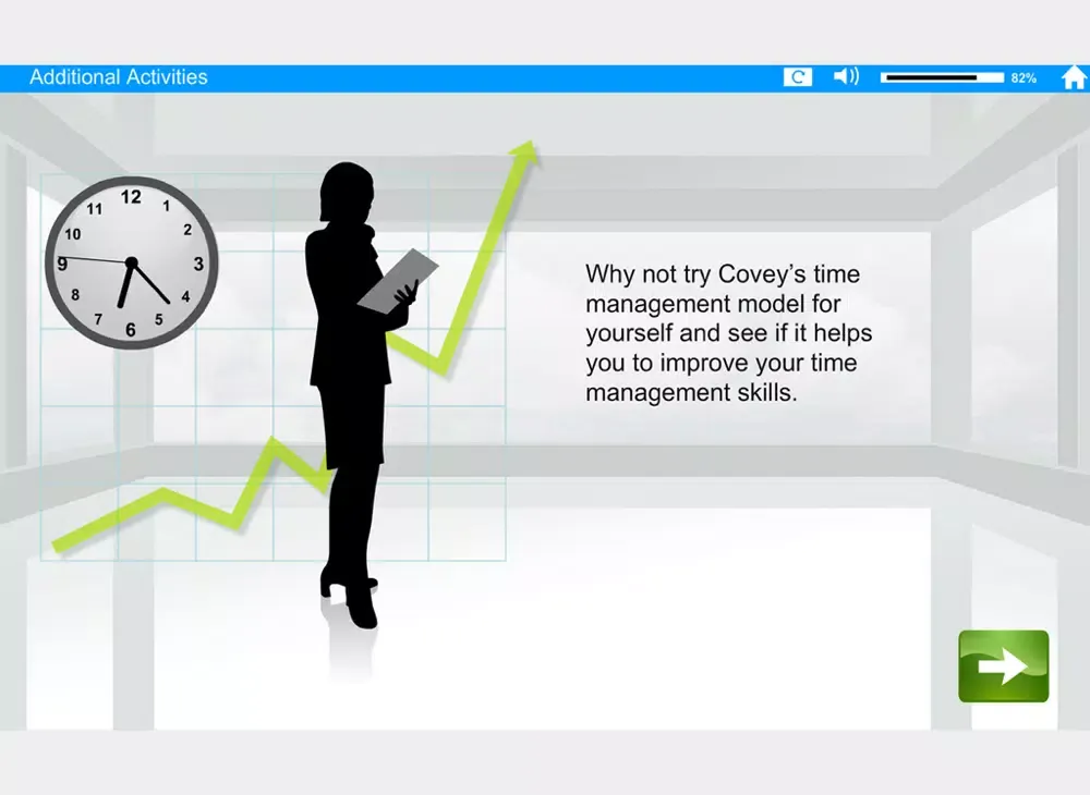 Capturas de tela do Time Management iPad 