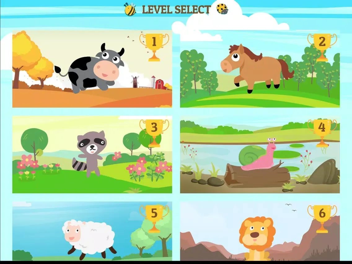 Animal Puzzles for Babies iPad  স্ক্রিনশট