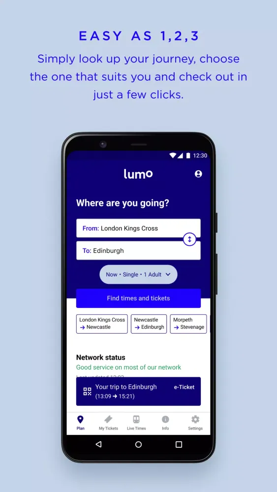 Скриншоты LumoGo
