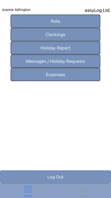 easyLog Staff Portal应用截图