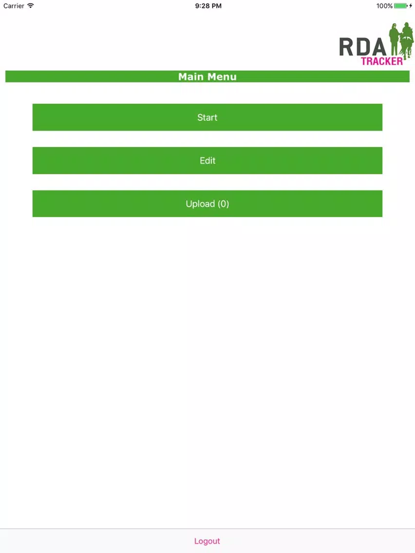 RDA Tracker iPad  스크린샷