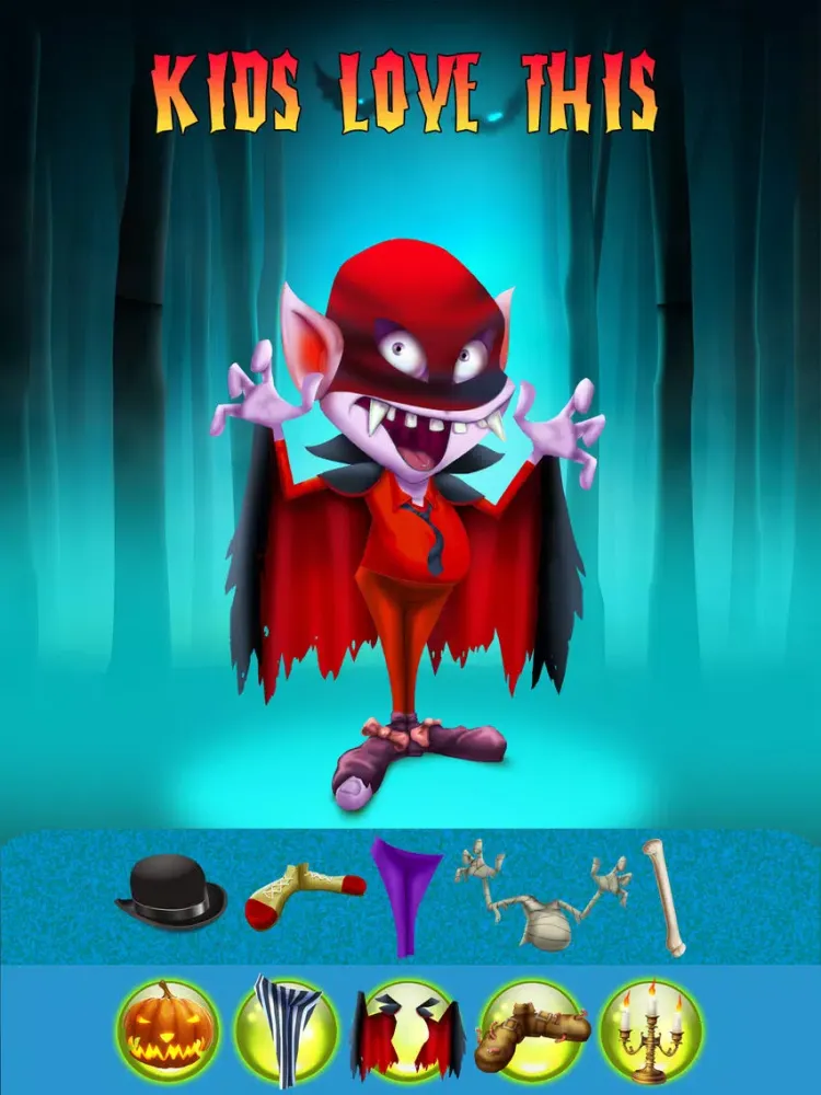 Capturas de pantalla de My Freaky Little Monsters and Zombies Dress Up Club Game - Free App iPad 