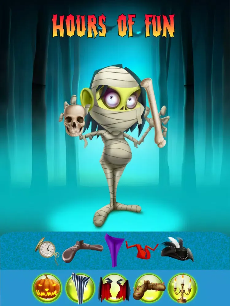 Capturas de pantalla de My Freaky Little Monsters and Zombies Dress Up Club Game - Free App iPad 