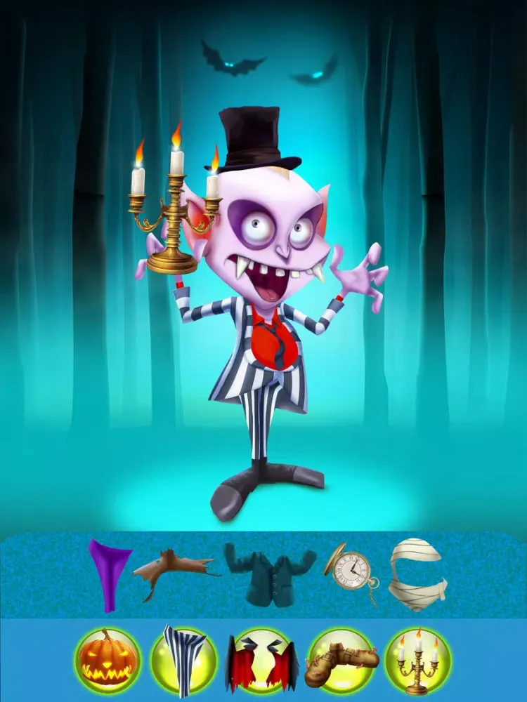 Capturas de pantalla de My Freaky Little Monsters and Zombies Dress Up Club Game - Free App iPad 