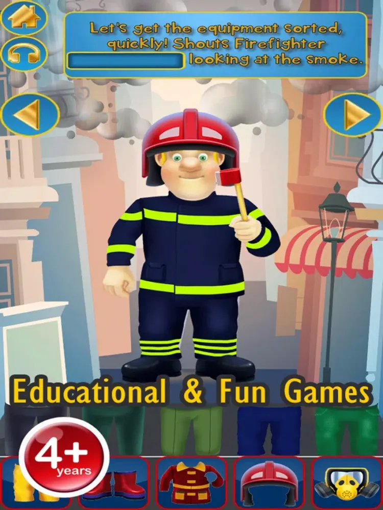 Скриншоты My Brave Fireman Rescue Design Storybook - Free Game iPad 