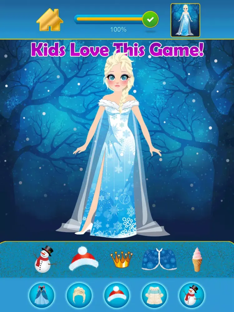 My Pretty Little Snow Princess Copy & Draw Game - Virtual World of Royal Beauty BFF Dress Up Club Edition - Free App iPad  Ekran Görüntüleri