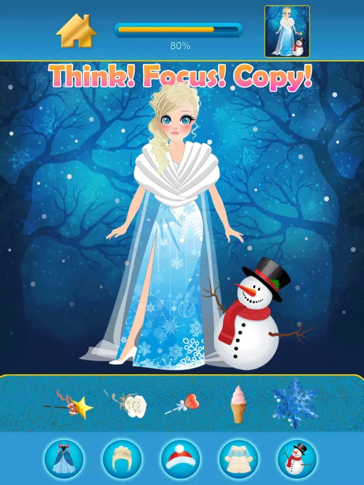 My Pretty Little Snow Princess Copy & Draw Game - Virtual World of Royal Beauty BFF Dress Up Club Edition - Free App iPad  Ekran Görüntüleri