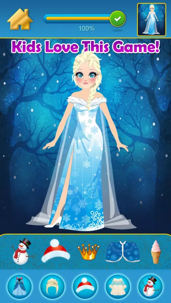 My Pretty Little Snow Princess Copy & Draw Game - Virtual World of Royal Beauty BFF Dress Up Club Edition - Free App Ekran Görüntüleri