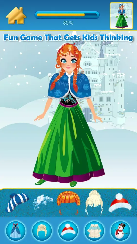 My Pretty Little Snow Princess Copy & Draw Game - Virtual World of Royal Beauty BFF Dress Up Club Edition - Free App Ekran Görüntüleri