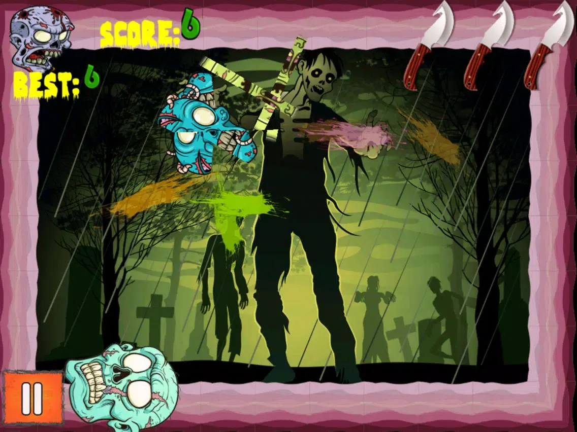 Screenshot di Angry Zombie Slasher - Epic Monster Killing Craze iPad 