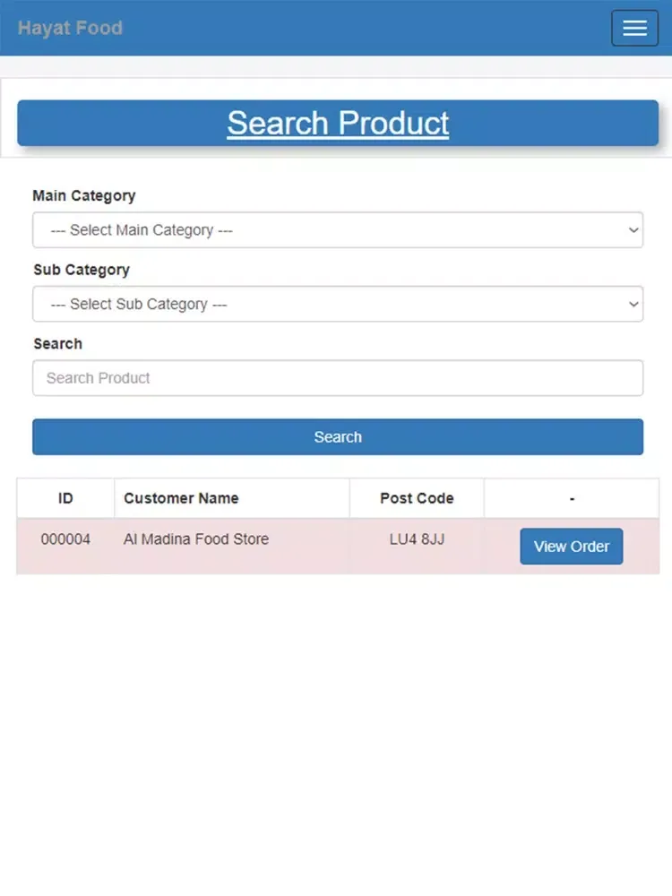 Hayat Food iPad 应用截图