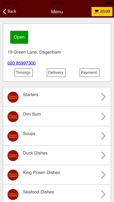 Tangkapan skrin Chinese Gourmet