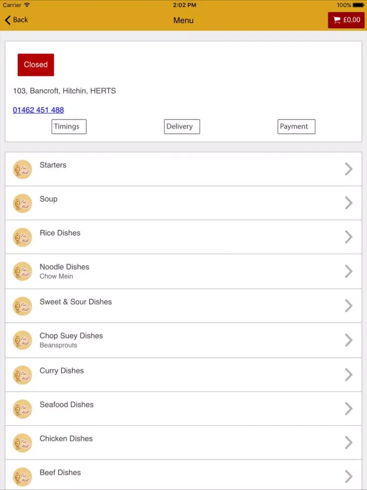 Eat Well Hitchin iPad  Screenshots
