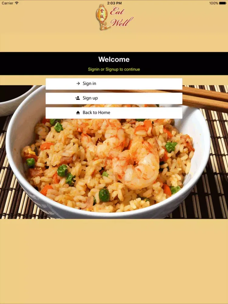 Eat Well Hitchin iPad  Screenshots