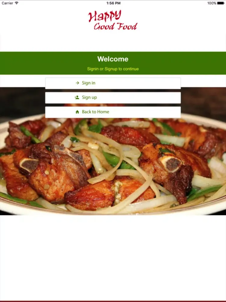 Happy Good Food Edinburgh iPad  스크린샷