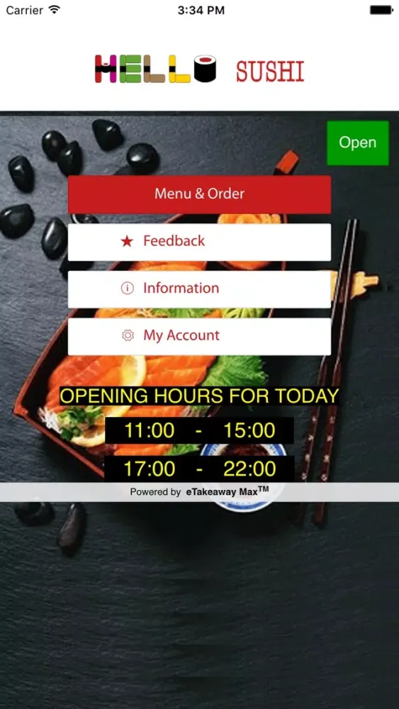 Tangkapan layar Hello Sushi Hersham