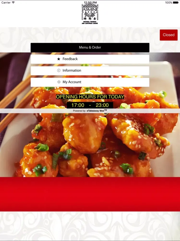 Jasmine Garden Hailsham iPad 应用截图