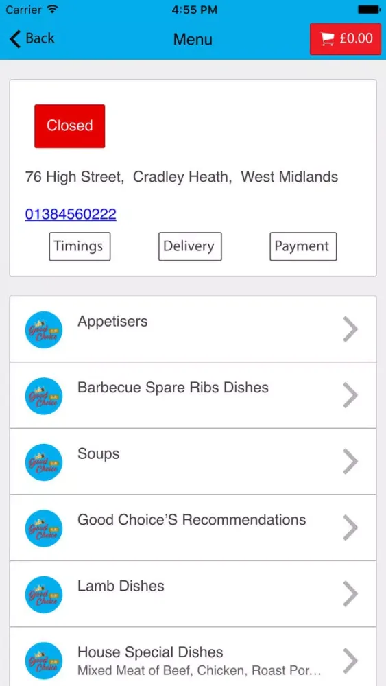 Good Choice Chinese Takeaway Screenshots