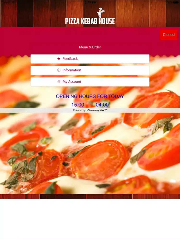Pizza Kebab House York iPad  Screenshots