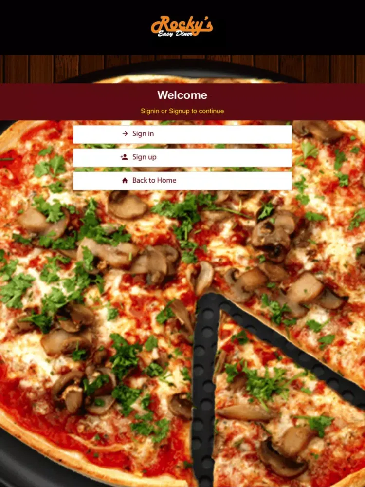 Rockys Diner iPad 应用截图