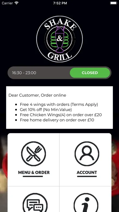 Captures d'écran de Shake and Grill Gosport