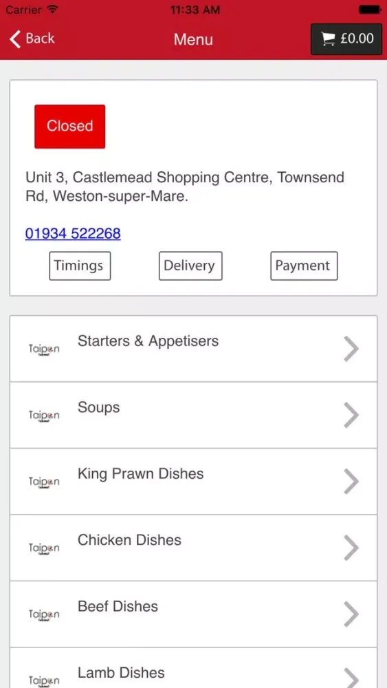 Tai Pan Takeaway স্ক্রিনশট