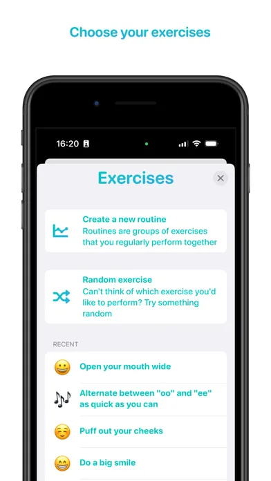 face2face - Facial Exercises Screenshots