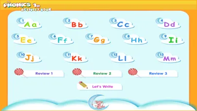 Tangkapan skrin Phonics 1a Activities
