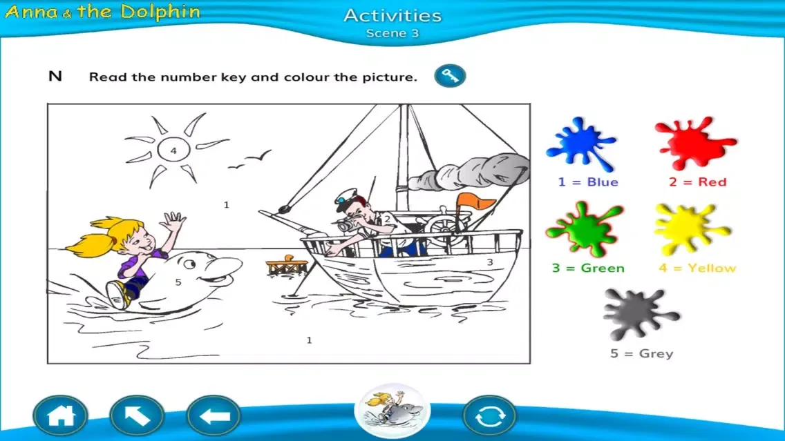 Tangkapan layar Anna and the Dolphin - Storytime Reader
