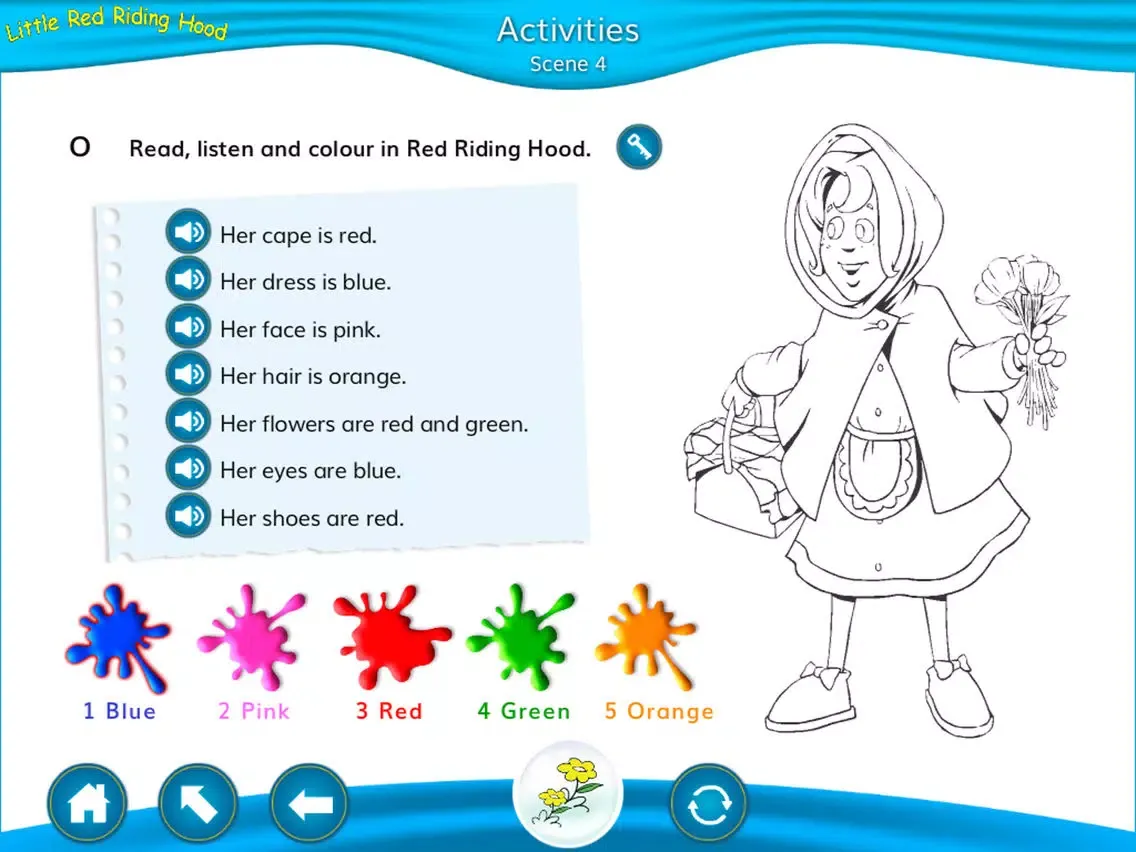 Little Red Riding Hood - Storytime Reader iPad 应用截图