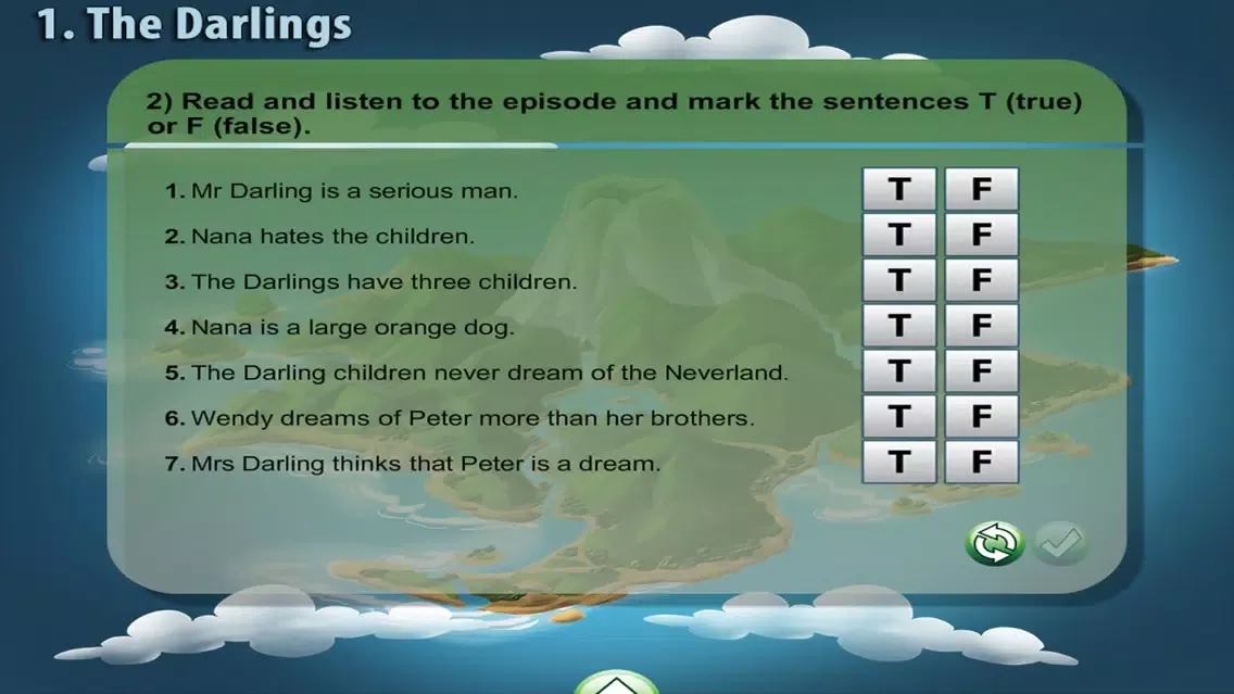 Captures d'écran de Peter Pan Reader