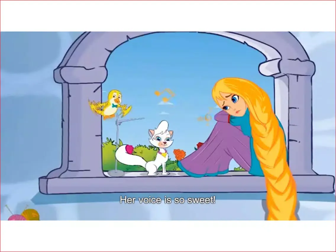 تصاویر Rapunzel - Storytime Reader iPad 