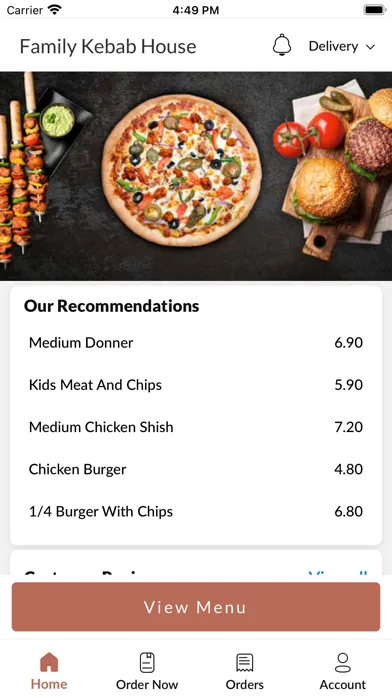 Captures d'écran de Family Kebab House.