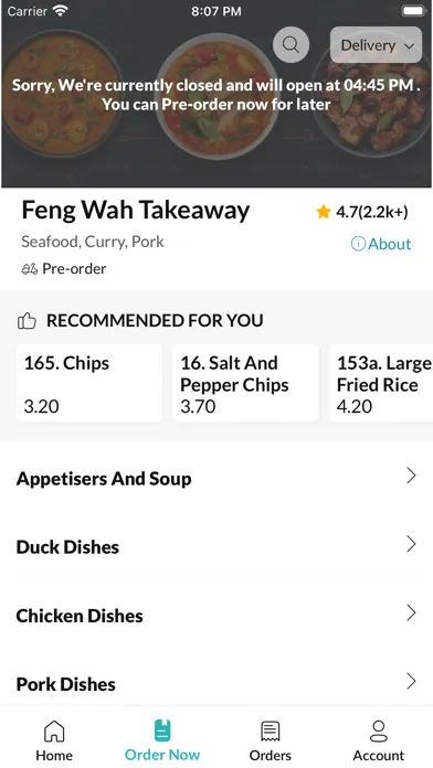 Feng Wah Whittlesey 스크린샷