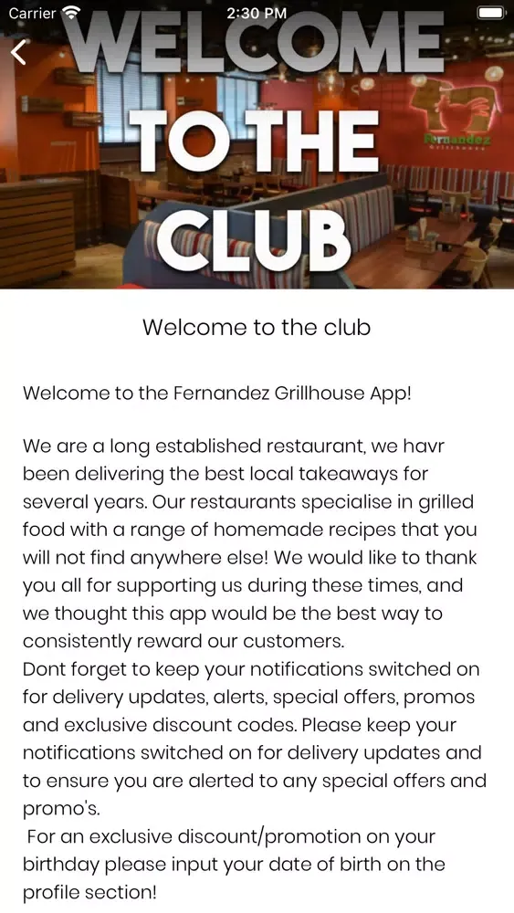 Fernandez Grillhouse স্ক্রিনশট