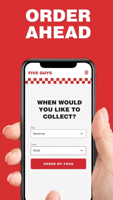 Five Guys: Order Ahead應用截圖