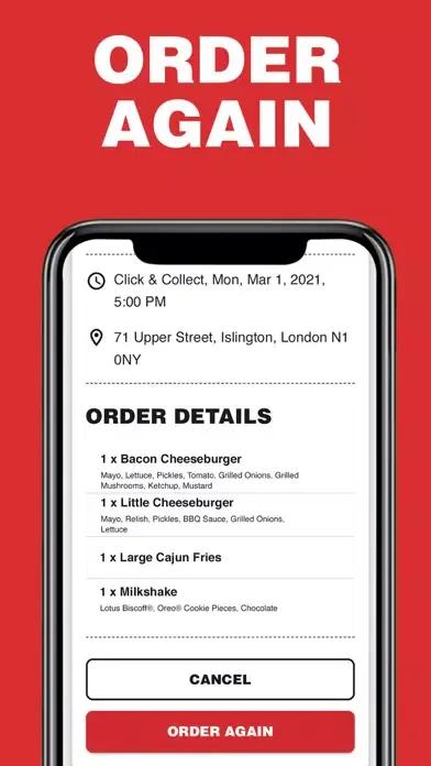 Five Guys: Order Ahead應用截圖
