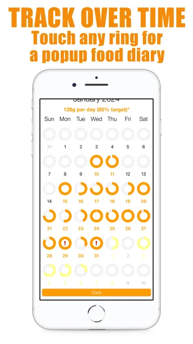 Carb Counter and Tracker Screenshots