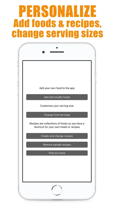 Carb Counter and Tracker Screenshots