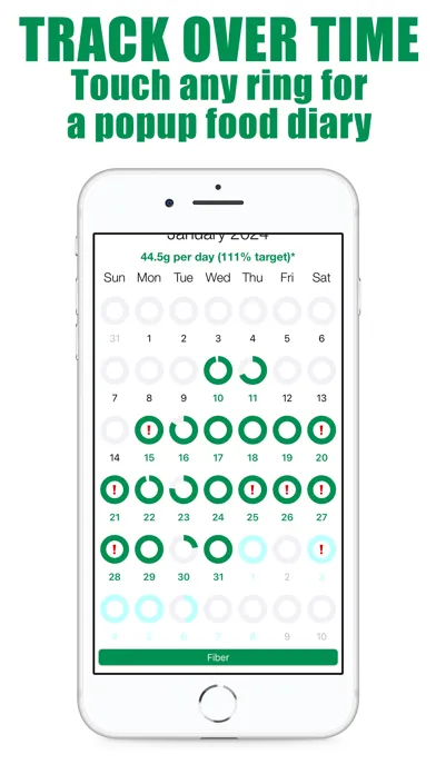 Captures d'écran de Fiber Counter and Tracker