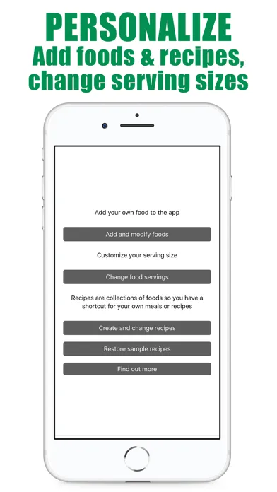 Captures d'écran de Fiber Counter and Tracker