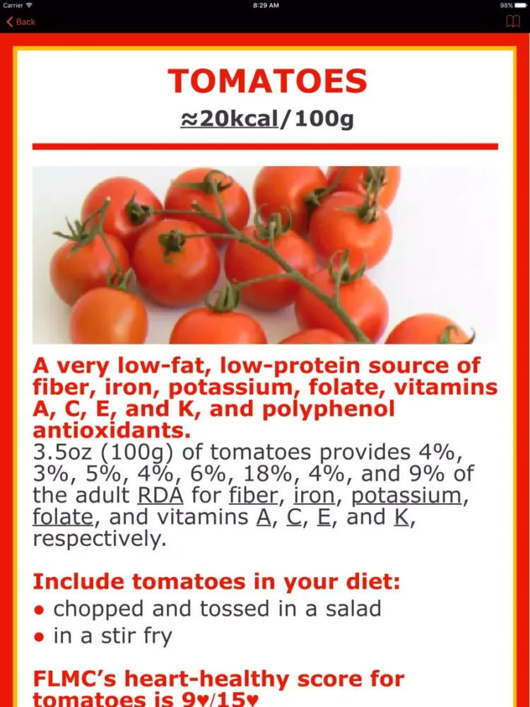 Vitamin C Counter & Tracker for Healthy Food Diets iPad 应用截图